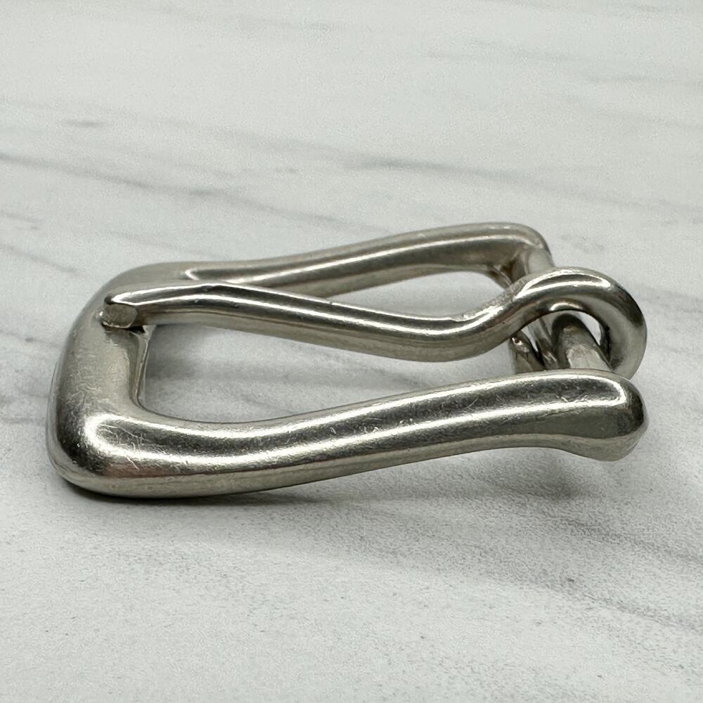Silver Tone Simple Basic Belt Buckle - Picture 5 of 9